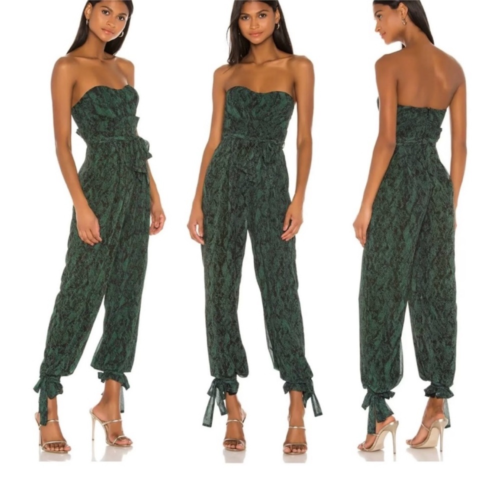Michael Costello Green Sweetheart Sundress
